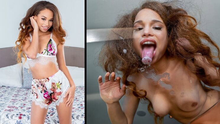 [LookAtHerNow] - Rival Stepsiblings Get Wet