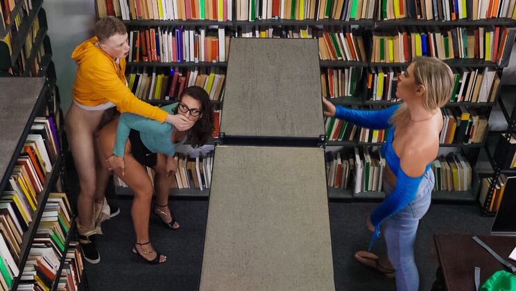 [LilHumpers] - Young Librarian Enjoys Big Dick Action - Jimmy Michaels - Krissy Knight - Mandy Waters