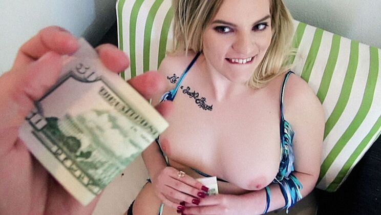 [StreetBlowJobs] - Blonde Beach Babe - Tyler Steel - Crystal Young