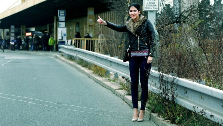 [StrandedTeens] - Lady Dee's Honey Road Sex Tape - Lady Dee