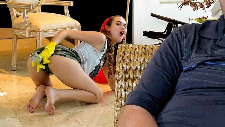 Tough Girl on her Knees for You