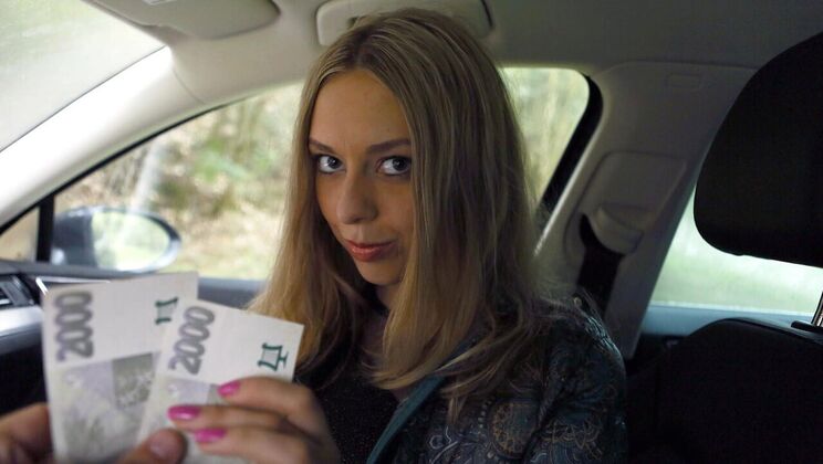 Russian Amateur with Shaven Pussy Rides Cock