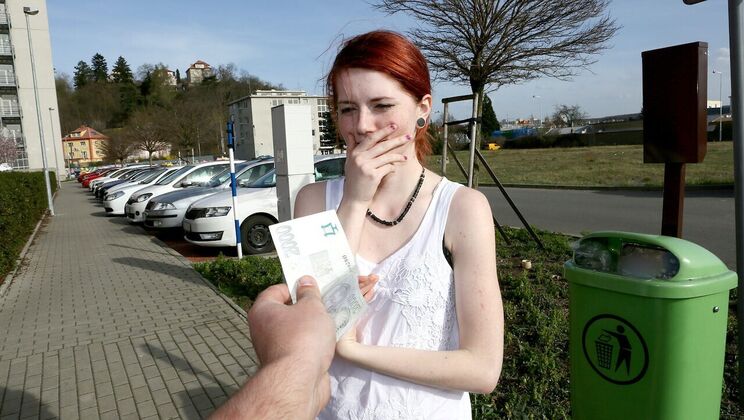 Wild Cash Fueled Outdoor Doggystyle Fun