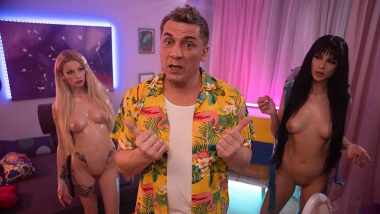 [FakeHostel] - European Beauties in Deep Space Threesomes