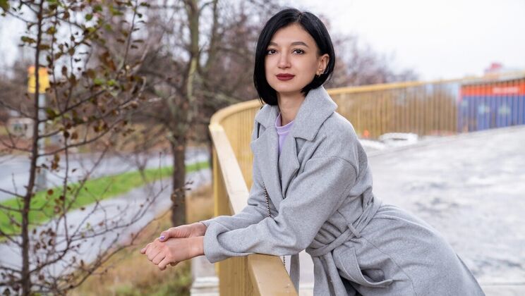 Quiet BrunetteRussian Outdoor Sex