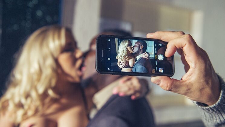 Blonde Beauty with a Big Secret