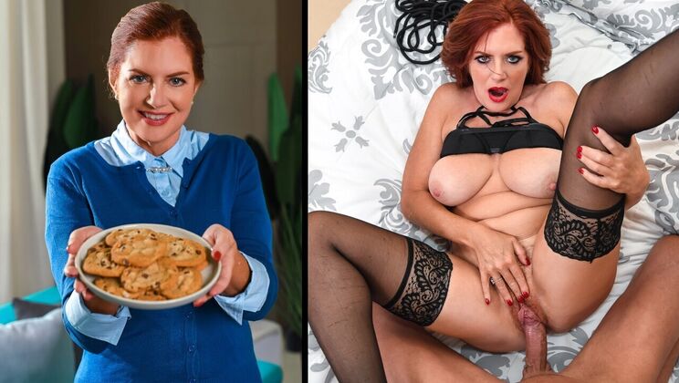 [LookAtHerNow] - Grandma's Redhead Seduction