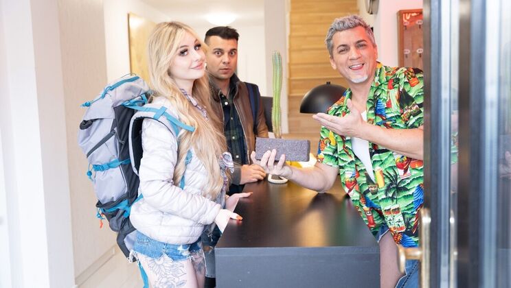 [FakeHostel] - Love Triangle Lust: Amateur threesome Porn