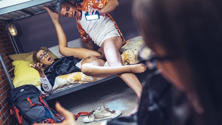 Titty Fuck with Nerdy Graduates