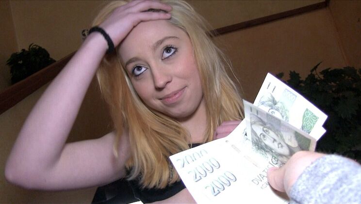 Innocent Girl Bends for Money
