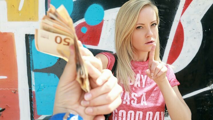 [PublicPickups] - Small Tits European Blonde Oral