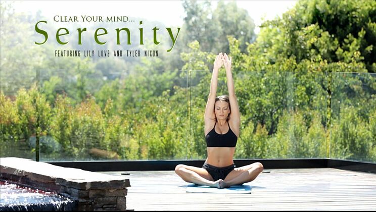 Brunette Serenity's Sexy Shower