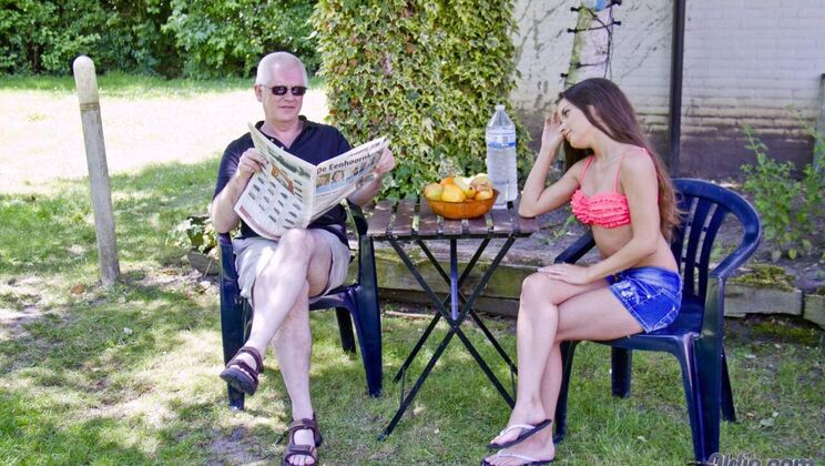 [Oldje] - Anita and Nick: Cum Swallowing and Ball Licking Action