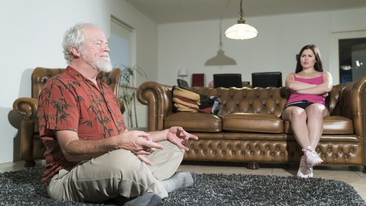 [Oldje] - Old Man Fucks Teenage Cassie Right