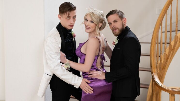 [TransAngels] - Anal Prom Night Delights - Steve Rickz - Cole Church - Izzy Wilde