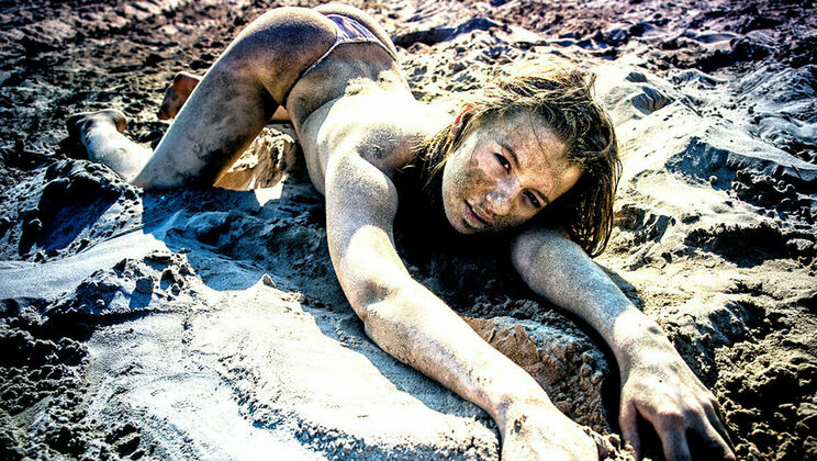 [SexArt] - Interracial couple's sandy affair - Olivia Grace - Matt Ice