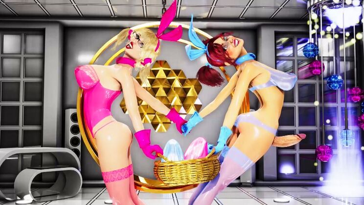 [Futanarica] - Big Cock Bunnies Sex Toys