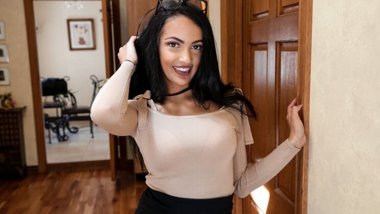 Sofi Ryan's Shaved Pussy For Mr. Davis