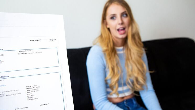 The Blonde Bomber: Chloe Scott's Blowjob Attack