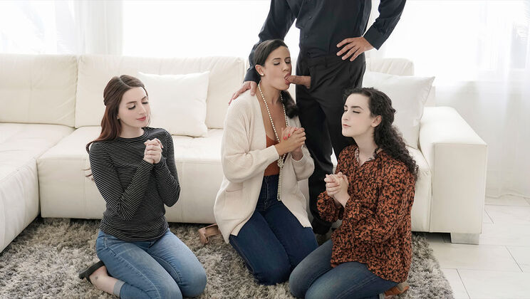 [FreeUseMilf] - Tattooed Teens and Their Stepdad - Lyra Lockhart - Penny Barber - Aria Carson - Calvin Hardy