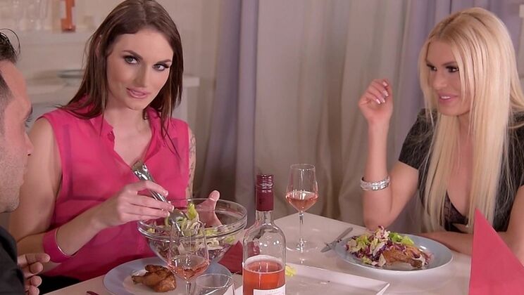 Anal Fucking of Busty Goddesses Kitana and Marie