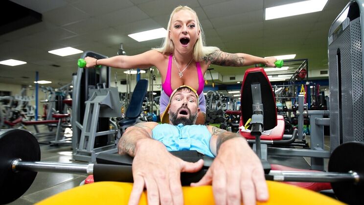 Busted in the Gym with a Big Cock!