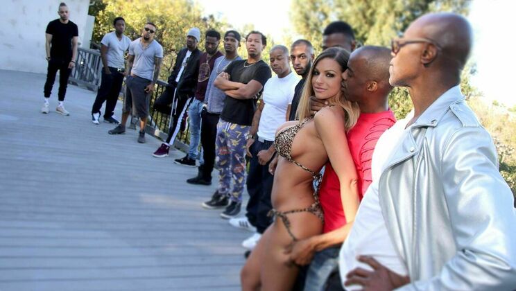 Big Tit Brooklyn's Gangbang