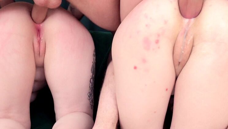 4 Cocks for 2 Teens: Sofia Rush and Shinobu Kocho Get Wild