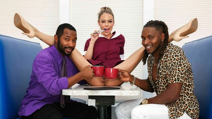 [BlacksonBlondes] - Hardcore Dinner with Summer Vixen