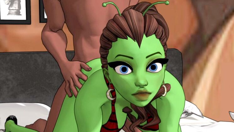 [AdultTimeAnimation] - Black Brunette Big Tits Animation