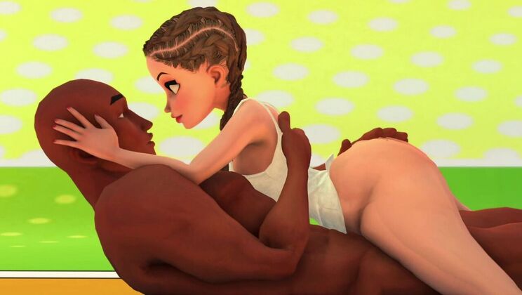 [AdultTimeAnimation] - Interracial Animation: Big Tits, Big Ass, and Big Cock - Ike Diezel - Sweet Vickie