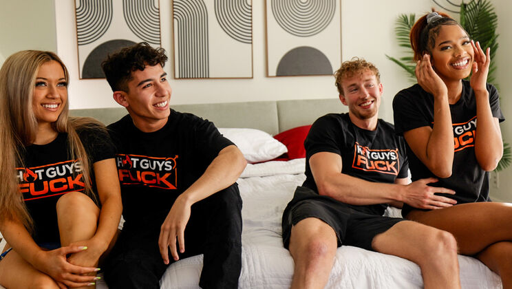 [HotGuysFuck] - Brianna Moore Watches as Johnny Ortega and Francesca Rossi Get Steamy