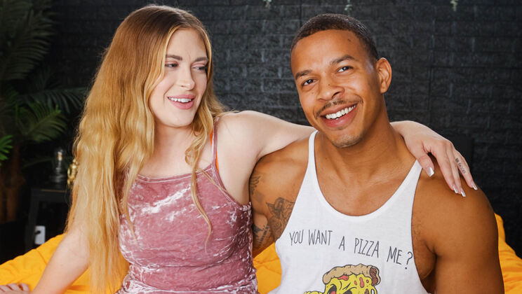 [HotGuysFuck] - Lindsay Lee's Black Dress Can't Hide Her Secrets From Buster Lakes!