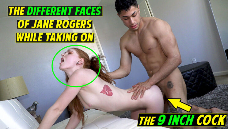 [HotGuysFuck] - Big Cock Victor Frank Takes Tight Pussy Of Teen Redhead Jane Rogers