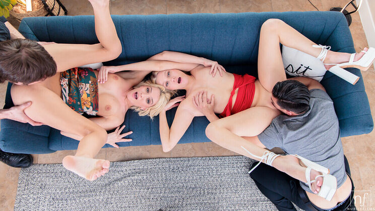[NubileFilms] - Passionate Swap with Blonde Bombshell Kenna - Kenna James - Chad Alva - Skyler Storm - Tony Fontana