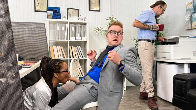 [WorkMeHarder] - Titty Fuck Fun at Work - Kira Noir - Van Wylde