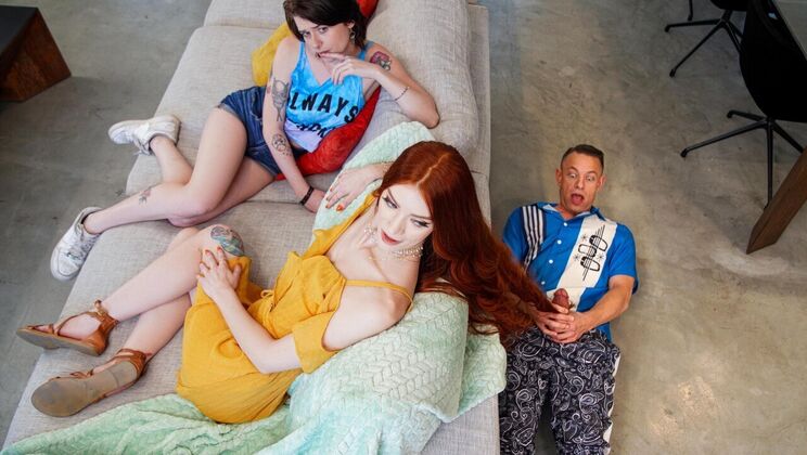 Cum on Tits with Redhead Erin