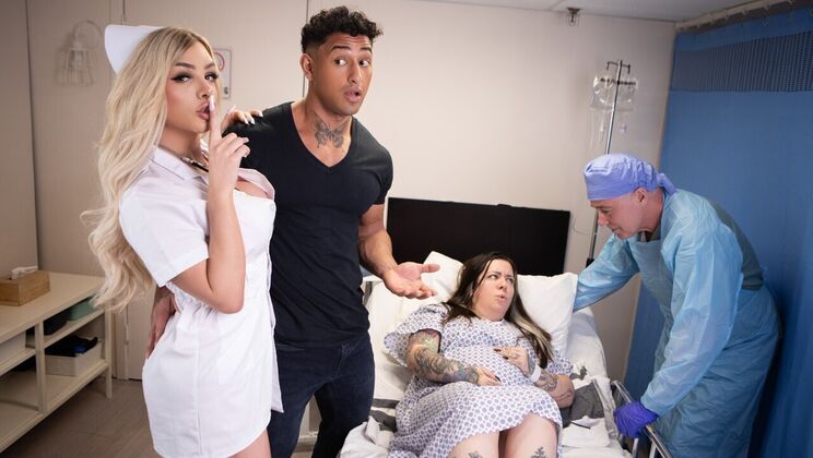 [TransAngels] - Blonde Nurse Wants Big Cock DILF