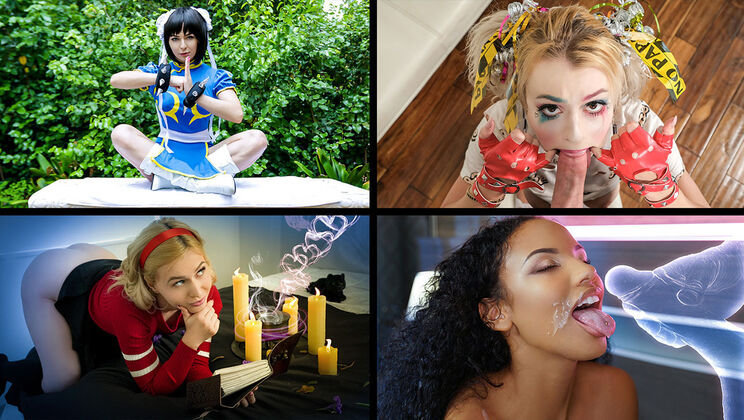 [TeamSkeetSelects] - Slutty Blondes and Brunettes Halloween Party