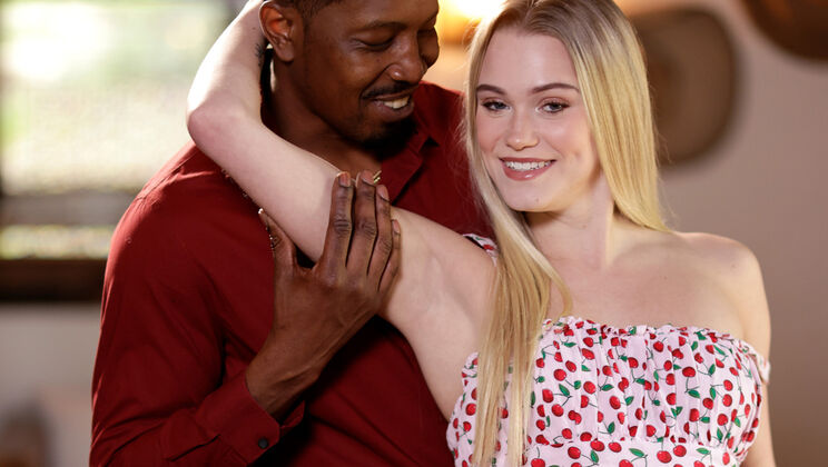 [NewSensations] - Chloe Rose the Cute Babysitter in Deepthroat Action