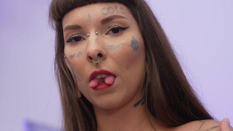 [NRXStudio] - Skinny Babe's First Anal Experience with a Tattooed Monster Cock - Tim Monster Cock - Marseline Black