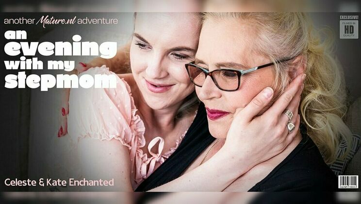 [Mature.nl] - Blonde Lesbian Stepmom Seduces Stepdaughter