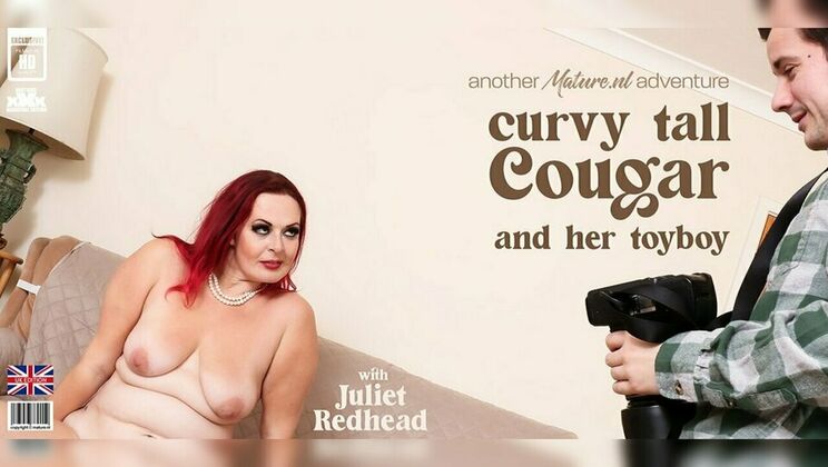 [Mature.nl] - Cougar Juliet Redhead Takes Young Toyboy from Behind