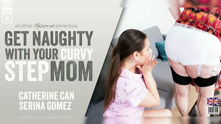 [Mature.nl] - Teen Serina Gomez and Stepmom Catherine Can in Lesbian Pussy Licking Action