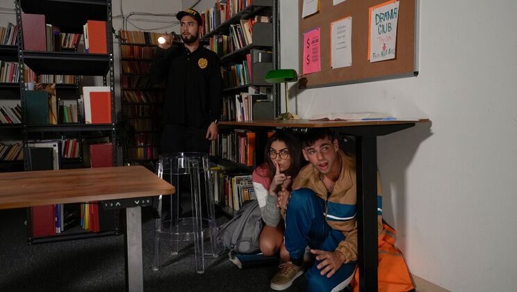 Selina and Kai's Library Fuck