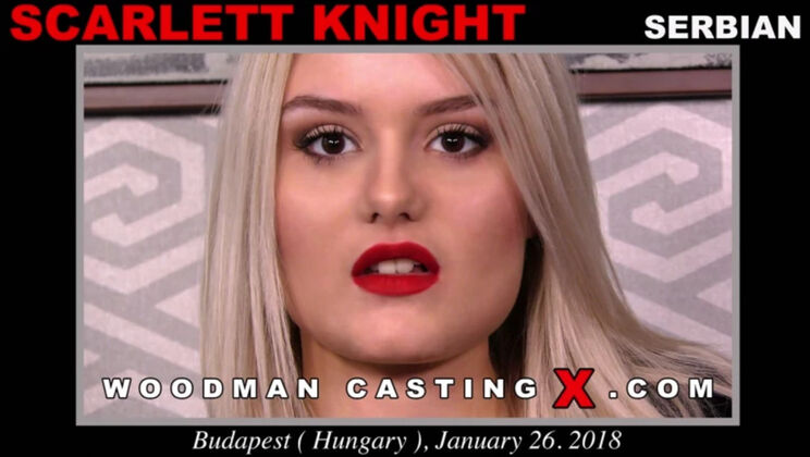 [WoodmanCasting] - Scarlett Knight Shows Off Her Beautiful Ass - Scarlett Knight