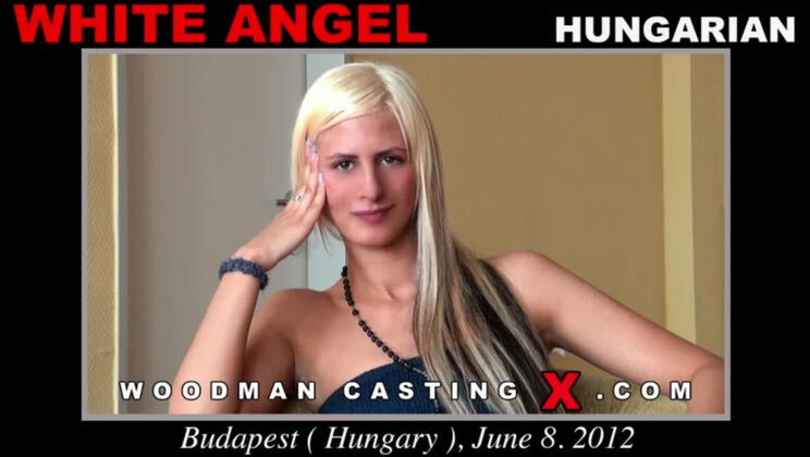 [WoodmanCasting] - Blonde White Angel's Hardcore Debut - White Angel
