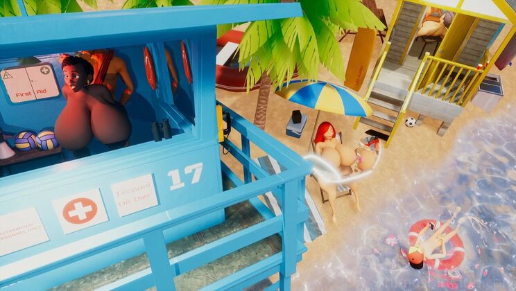 [AdultTimeAnimation] - Beach Babe Big Tits