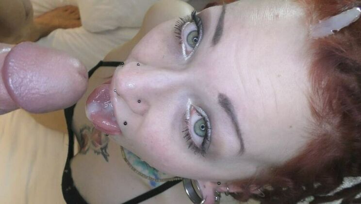 [PornForce] - Redhead Amateur Jezzi Cat Swallows Cum After Wild Ride - Jezzi Cat - MrBigFatDick