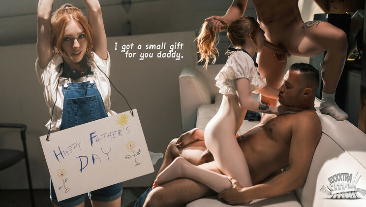 [ExxxtraSmall] - Thong Clad Skinny Redhead in Action